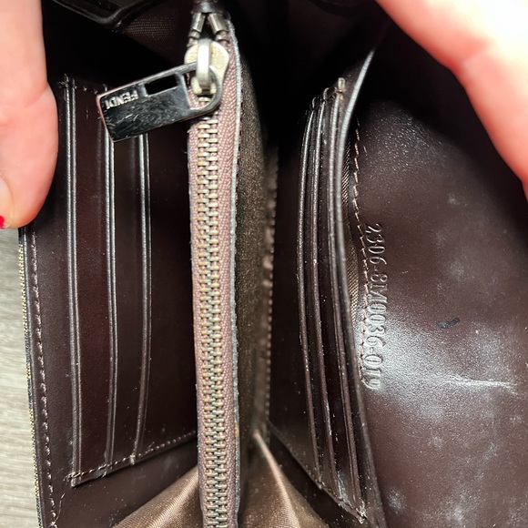 Fendi Zucca Canvas Baguette Compact Wallet - Picture 10 of 13